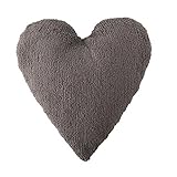 Lorena Canals Cushion Heart (Dark Grey) by Lorena Canals