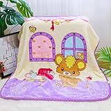 ブランケット ニット 暖かい 柔らかい 昼寝に対応 冷房対策春・夏・秋用 ベッド ソファー用 (100*100cm)