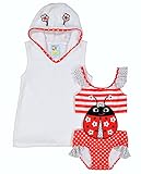 Baby Bunsベビー女の子Little Lady Terry Cover Up Swim Set