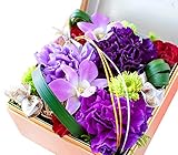 花由 hanacube ムーンダスト miyabi 金箱 【ボックスフラワー 和風】
