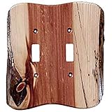 Sierra Lifestyles Rustic Switch Plate, 2 Toggle, Juniper by Sierra Lifestyles