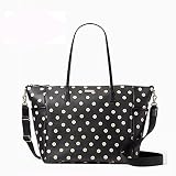 ケイトスペード バッグ マザーズバッグ KATE SPADE shore street adaira baby bag ブラック ドット柄(水玉) [並行輸入品]