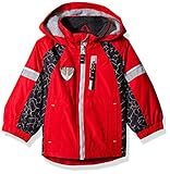 London Fog Baby Fleece Lined Transitional Jacket Red 18 Months [並行輸入品]