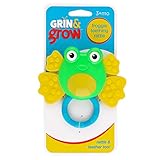 US輸入 Grin & Grow カエルさん 歯がため ガラガラ [並行輸入品]