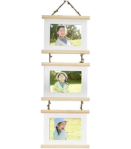 Amazon.co.jp: GIFT GARDEN 額縁 はがき サイズ 麻縄付き 3枚