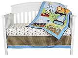 Under Construction 3 Piece Baby Crib Bedding Set by Riegel by Riegel [並行輸入品]