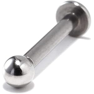 [フロム ダ ファクトリー] サージカルステンレスシリーズ ラブレットピアス 軟骨ピアス (14G, シャフト10mm…