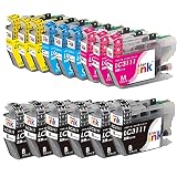ブラザー 対応 LC3111-4PK Brother 互換インク 15本セット （6BK/3C/3M/3Y） LC3111 互換インクカートリッジ DCP J572N J577N J582N J978N J998DN J973N J982N J987N 大容量 残量表示機能 個包装 starink製