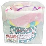 S-169-CP/しるし/[PEANUTS]スイーツスヌーピーフランネルひざ掛け（カップケーキ）/SNOOPY/防寒/あったか/外出/ひざ掛け/ケープ/ギフト/プレゼント