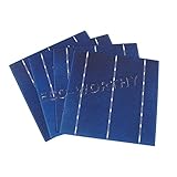 ECO-WORTHY DIY 80個 ソーラー 156*156mm 4.3W セル ソーラーパネル DIY用 Aクラス