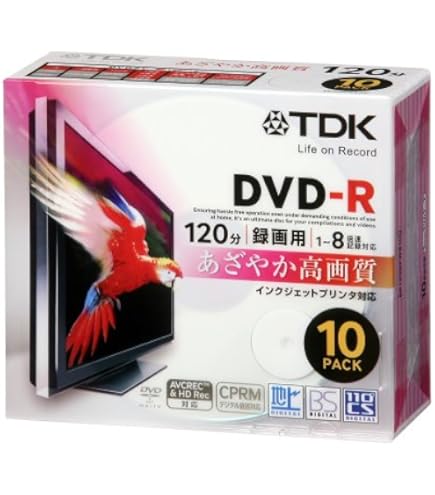 Amazon.co.jp: TDK 録画用DVD-R デジタル放送録画対応(CPRM) 1