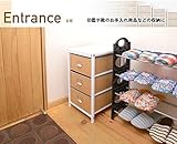 3段チェスト キャスター付き nor0001WHNA 完成品