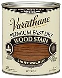 Rust-Oleum 262015 Varathane Fast Dry Wood Stain Quart, Light Walnut [並行輸入品]