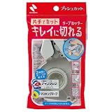 ニチバン テープカッター プッシュカット TC-15P 白