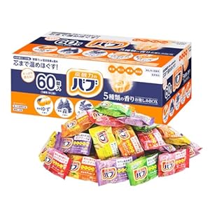バブ 5種類の香りお楽しみBOX 王道セレクト 入浴剤 60錠