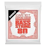【正規品】 ERNIE BALL ベース用 バラ弦 080ゲージ ニッケルワウンド #1680