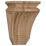 Ekena Millwork COR06X04X09ARRW 6-Inch W x 4-Inch D x 9-Inch H Arts and Crafts Corbel, Rubberwood [並行