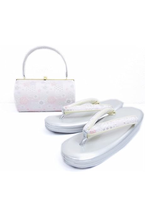 Amazon | [きもの寿庵] 草履 低反発 帆布草履 LL グレー紫 幅広 甲高  