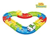 Magic Track Set - easy to assemble building blocks for toddlers of age 18M+, colorful pieces clamped