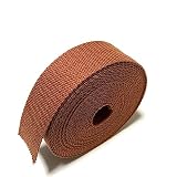 ECOKIJI(エコキジ)薄手 カバンテープ 厚み約1.4mm 綿ぽいポリエステル(幅32mm(長さ5m)シナモン(KTS32C5)