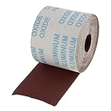 Perfk 全2サイズ　研磨布　エメリー布　ロール　金属面の洗浄　研磨　バリ取り　80/320グリット - 80グリット