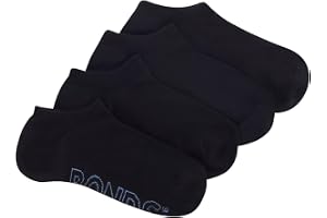 Bonds Women's Logo Light No Show Socks (4 Pack)