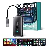 【公式】オットキャスト 2025新型 Play2Video Ultra Ottostar 人気アプリTVer/YouTube/Netflix/Prime Videoが視聴可能 ワイヤレスCarPlay/Android Auto対応 多機能ai box 2016年以降の純正で有線のカープレイ搭載車に対