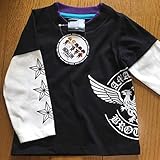 90サイズ HiGH&LOW g-sword ハイロー ロングTシャツ 長袖 しまむら ハイアンドロー キッズ ベビーサイズ ブラック
