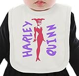 Harley Quinn ネクタイを有する有機ビブ Medium