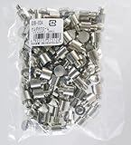 WAKI ニッケルダボ オン凸(100個) 10mmクローム DB-024