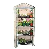 Gardman R687 4-Tier Mini Greenhouse, 27" Long x 18" Wide x 63" High [並行輸入品]