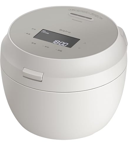 Amazon | パナソニック スチーム&可変圧力IH炊飯ジャー(5．5合炊き) W