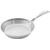 Scanpan STS Stainless Steel Fry Pan, 26cm, All Cooktops Including Induction, Oven Safe, Dishwasher Safe