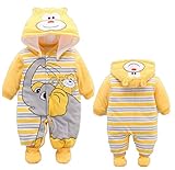 【SEBLES】 ベビー 赤ちゃん 選べる デザイン キュート ロンパース 厚手 着ぐるみ 全15種 サイズ 70cm 80cm 90cm 100cm クロスセット (Ｎタイプ,90)