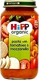 Hipp Organic Pasta with Tomatoes & Mozzarella 10mth+ (250g) トマトとモッツァレラ10Mthの+とヒップオーガニックパスタ（ 250グラム）