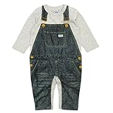 Lee×StompStamp 【LEE】転写プリントロンパース ナチュラル 70