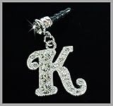 イヤホンジャック【イニシャル K 】アイフォン5s スマートフォン用