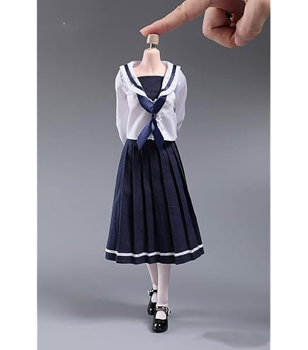 Amazon.co.jp: cdtoys 1/6 フィギュア 女子高生学生服 服セット