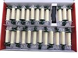 セットof 24 Battery PoweredリモートコントロールLEDクリスマスツリーカラフルテーパキャンドルライトLEDちらつきフレームレスキャンドルwith Clip forや結婚式クリスマス