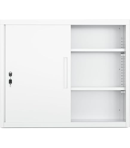 Amazon.co.jp: DEWEL ロッカー スチール書庫 幅900×奥行400×高さ1050mm