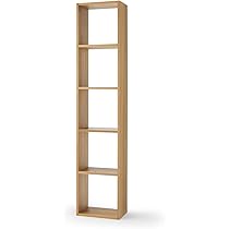 Amazon｜無印良品 スタッキングシェルフ・5段・オーク材 幅42×奥行28.5