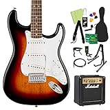 Squier by Fender Affinity Series Stratocaster 3-Color Sunburst エレキギター初心者14点セット【マーシャルアンプ付き】 ストラトキャスター スクワイヤー/スクワイア