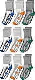 Robeezメンズ9-packクールストライプ( Infant ) US サイズ: 0-6 Months