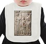 Roman relief ネクタイを有する有機ビブ Medium