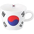 逸品社 シュガーランド マグカップ 国旗柄 韓国 380cc 日本製 電子レンジ 食洗器 対応 10948-3