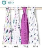 aden + anais (エイデンアンドアネイ) おくるみ バラ売り 1枚 出産祝い【並行輸入品】 Wink W-3