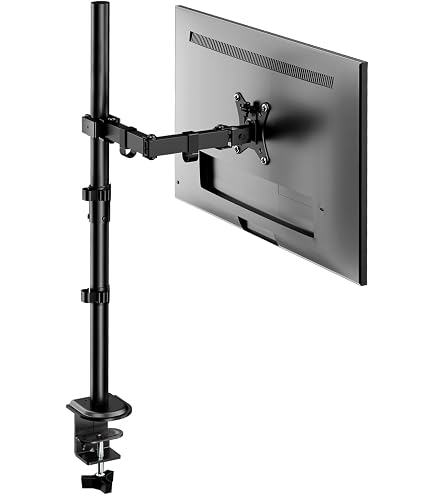 Amazon.co.jp: ACCURTEK 大型モニターアーム シングル 1 画面 57インチ
