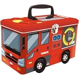ハート(Heart) トミカトランク缶／消防車 1個 食玩・菓子詰め合わせ