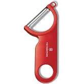 Victorinox Swiss Peeler Stainless Steel Blade Swiss Peeler, Red, 7.6073