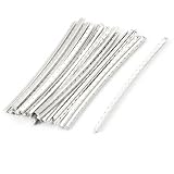 uxcell 電子ギター　フレットワイヤ　シルバートーン　金属フレットワイヤー　6.17cm　22Pcs